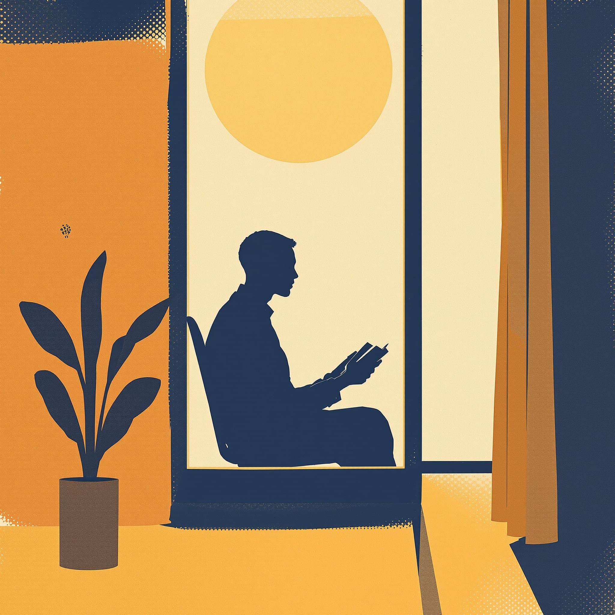 Editorial illustration: The avoidant intellectual