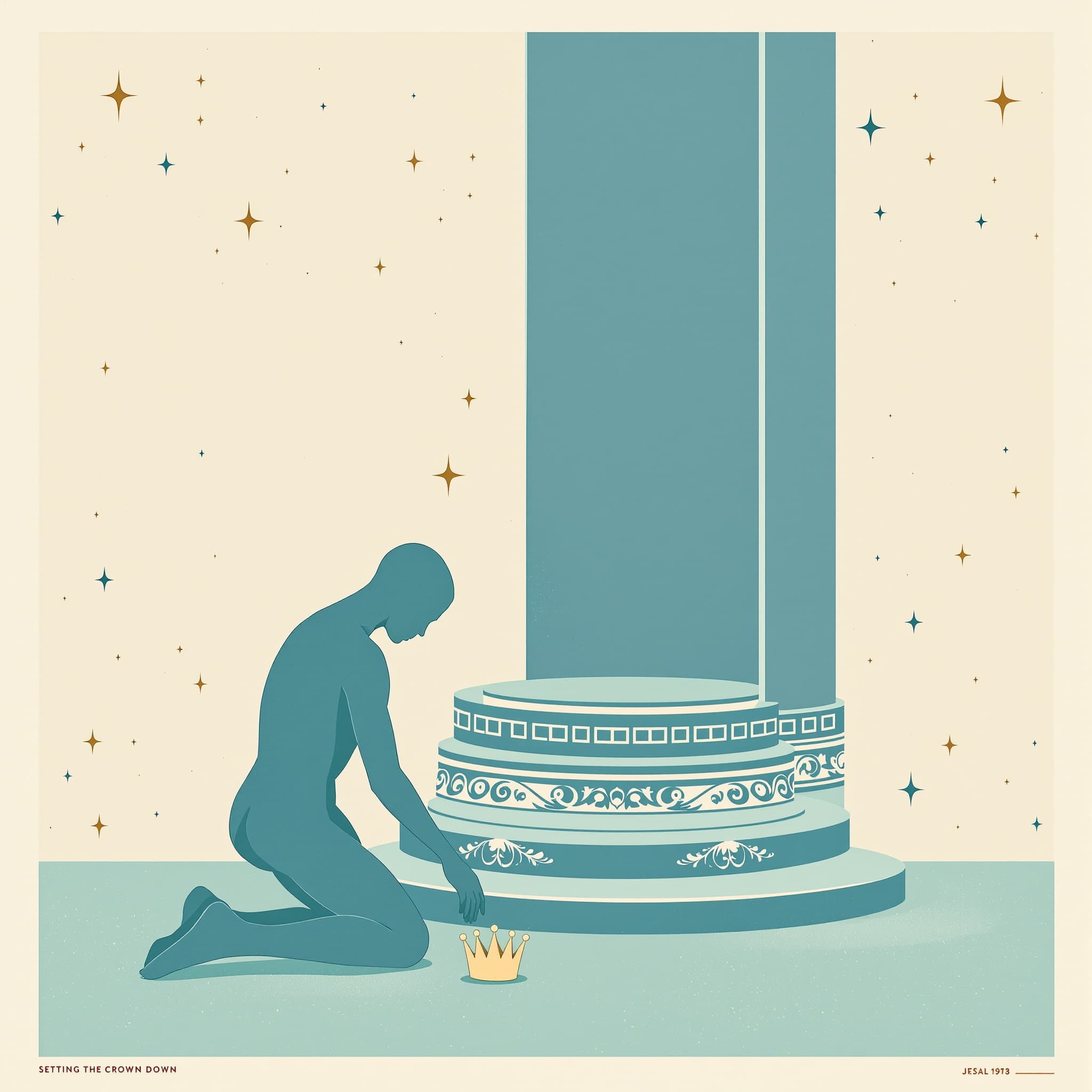 Editorial illustration: The newly humble