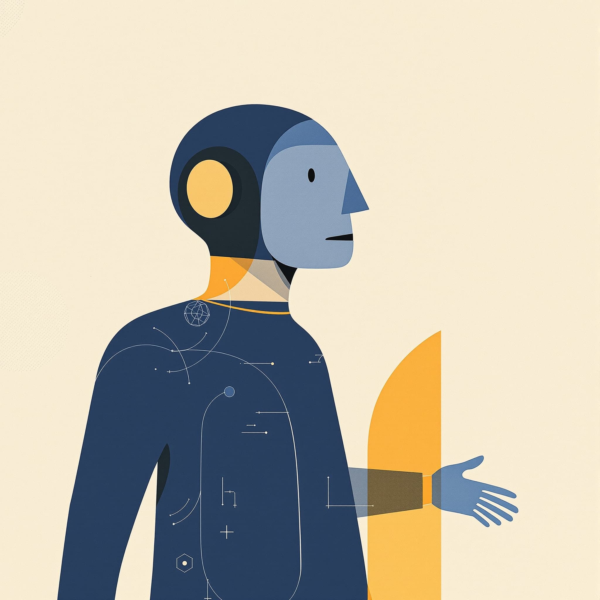 Editorial illustration: The extraverted pragmatist